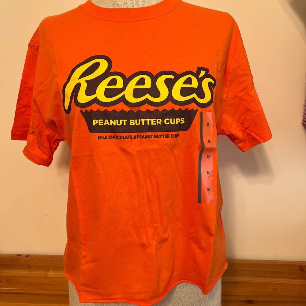 Reese’s cup logo crop top brand new